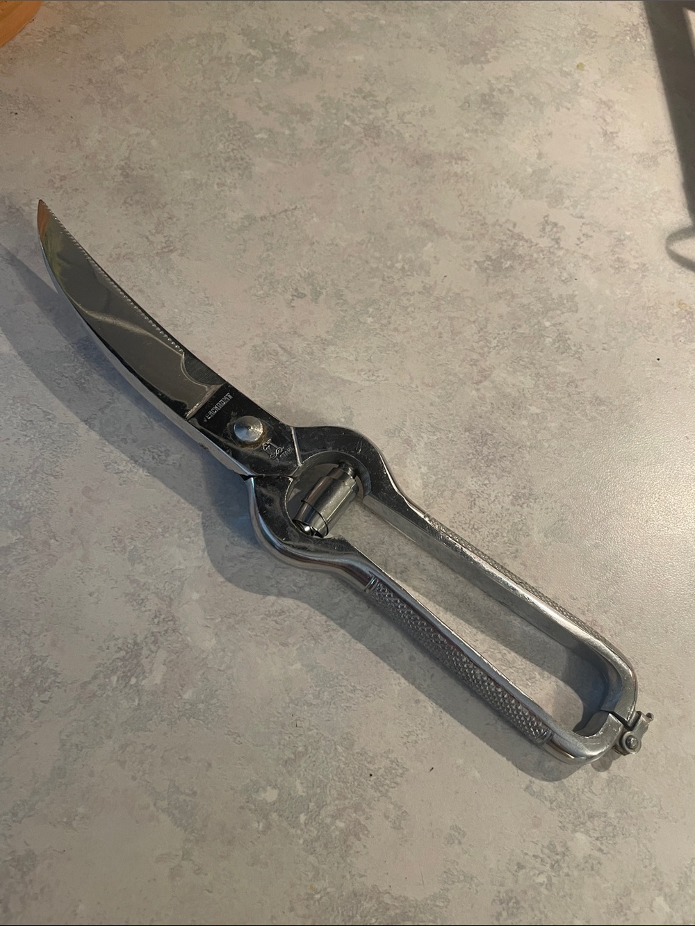 Vintage Verchromt Stainless Steel Poultry Shears
